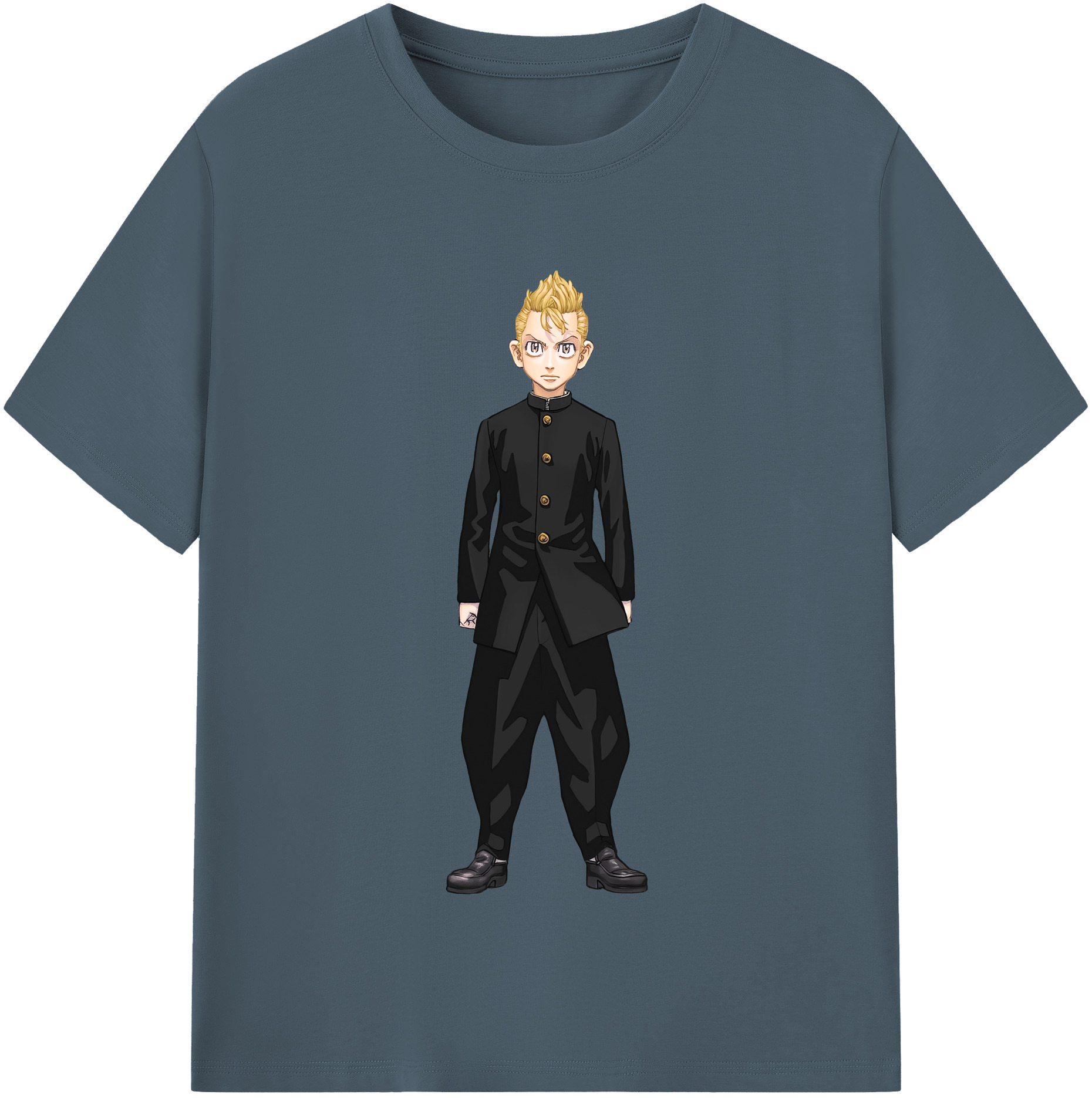 （画像用） 東京リベンジャーズ Tokyo Revengers 綿100％半袖Tシャツ（フロントプリント）
